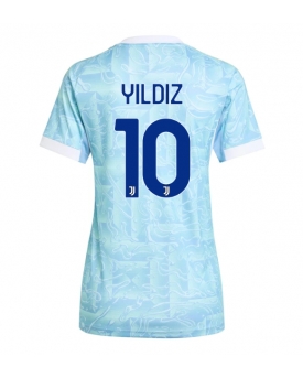 Billige Fotballdrakt Juventus Kenan Yildiz #10 Replika Bortedrakt Dame 2025-26 Kortermet Billige Fotballdrakt Juventus Kenan Yildiz #10 Replika Bortedrakt Dame 2025-26 Kortermet